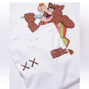 KAWS x Monsters Frute Brute T-shirt Wolf New General Mills